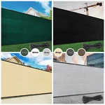Colourtree Fence Privacy Screen Cover Mesh 4' 5' 6' 8' Black Green Beige Brown. Fixed Price $82.99.