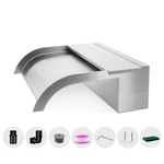 Waterfall Spillway, Stainless Steel Pool Fountain W/top Open Lip & Pipe Conne.... Fixed Price $83.28.