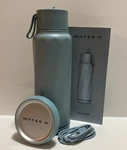Water Smart Bottle Seashell Blue Tracker Reminder Analyzer 18OZ. Fixed Price $30.00.