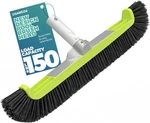18" Pool Brush Head For Cleaning Swimming Walls,curved Ends Scrub Black. Fixed Price $15.99.