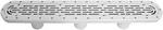 Aquastar 32IN Channel Drain Flat Grate Cover And Sump Grey 32CDFLV103. Fixed Price $367.95.