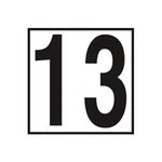 Inlays CC611095 6" X 13 Printed Ceramic Smooth Tile With 5" Lettering. Fixed Price $18.59.