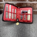 Vintage Japan Pocket Knife Changer Kit File Saw Hammer Blades. Fixed Price $79.99.