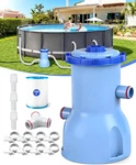 2026 Improved 530 Gph Small Pool Filter Pump Etl Certified Cartridge. Fixed Price $78.26.