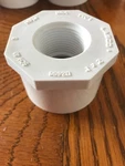 Lasco Pvc Reducing Bushing 438-249 Spigot Sch 40 2" X 1" QTY-1 Free Shipping!. Fixed Price $7.99.