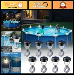 Led Solar Lights For Above Ground Pools - Waterproof Warm White Night. Fixed Price $59.99.