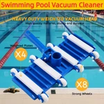 Swimming Pool Algae Resistant Vacuum Head Professional Cleaning Tool With Wheels. Fixed Price $42.98.