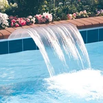 Zodiac Jandy Waterfall 2' Sheer Arc Clear 6' Lip Backfeed 1202CSA. Fixed Price $220.50.
