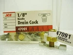(new) Ace 47091 Brass 1/8" Needle Drain Cock Lot Of Pcs. Fixed Price $11.99.
