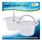 New 2-PACK Above Ground Replacement Pool Skimmer Baskets With Handle. Fixed Price $12.99.