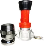 Fire Hose Nozzle 1.5 Inch Npsh/npt Thermoplastic Equipment Spray Jet Fog Wi. Fixed Price $47.21.