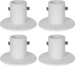 Deck Anchor Flange For Above Ground Pool Ladders And Slides - 1.9" Aluminum (4PC. Fixed Price $59.99.