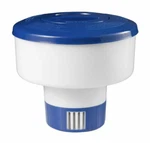 New Mainstays 7" Swimming Pool Blue Collapsible Floating Tablet Dispenser. Fixed Price $10.95.