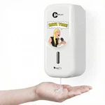 Funny Meme Automatic Hand Sanitizer Dispenser Wall Mount Touchless Sensor Gel. Fixed Price $29.95.