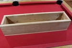 Flower Box Square Front Natural Cedar Wood Planter New Garden Plants Pool Deck. Fixed Price $34.95.