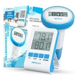 Digital Pool Thermometer Floating Easy Read IPX9 Waterproof Wireless Th.... Fixed Price $50.73.