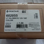 Pentair Lt Globrite Color Swimming Pool Light 12V 100' 602055. Fixed Price $410.00.