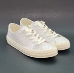 Converse Chuck Taylor All Star Gemma Snake Leather Ox White Sneakers Wms 6US 37. Fixed Price $26.38.