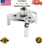 Esewalas Adjustable Carbon Steel Oil Filter Wrench, 2-1/2 In To 4.5 Silver. Fixed Price $17.86.