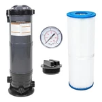 Swimline Hydrotools 70 Sq Ft Sure Flo Cartridge Pool Filter Tank And Elements. Fixed Price $249.99.