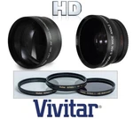Hi-def Wide Angle Telephoto And 3-PC Filter Set For Panasonic HC-X1500 HC-X2000. Fixed Price $79.95.