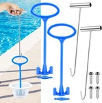 2 Sets Skimmer Basket Handle, Universal Swimming Pool Pcs, Blue. Fixed Price $20.99.