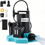 1/4 Hp Automatic Pool Pump Submersible 2377 Gph W/ Valve & 25FT Cord. Fixed Price $149.99.