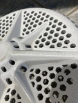Main Drain Grate, Pentairstarguard, 8", 112GPM, White,long Ring. Includes Screws. Fixed Price $49.00.