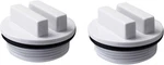 Atie 1.5" Threaded Pool Spa Return Line Winterizing Plug & Filter Drain White. Fixed Price $8.04.
