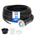 1.5 Inch 50FT Rgb Led Pool Light For Inground 12 V 18W Color Changing IP68. Fixed Price $179.99.