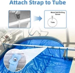 Pool Solar Cover Reel Straps, Tube & Blanket Fastening Kit Replacem.... Fixed Price $24.31.