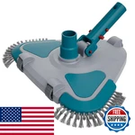 Poolwhale Upgrade Pro Weighted Triangular Rotative Vacuum Head Brush Ez. Fixed Price $45.27.