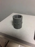 Lasco 830-015 1-1/2" Threaded Coupling Sch 80 Pvc, Dark Gray, Lot Of 40. Fixed Price $496.00.