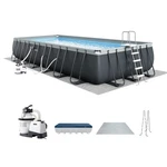 Intex 26363EH 24' 12' 52" Rectangular Ultra Xtr Frame Swimming Pool W/ Pump. Fixed Price $1399.99.