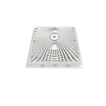 Aquastar 12MF101 12" Square Mo Flow Suction Outlet Cover With Screws - White. Fixed Price $92.07.