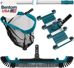 Deluxe Swimming Pool Cleaning Kit Including Net And Vacuum Head, Brush. Fixed Price $113.43.