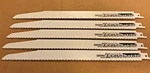 (5) Makita 12"-INCH X 8/10 -tpi Demolisher Reciprocating Saw Blades. Fixed Price $12.95.