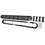 Channel Drain Cover, Aquastar, 32" Anti-entrap, W/frame, Blk : 32CDFLFR102. Fixed Price $164.61.