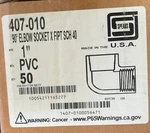 New Spears 407-010 90 Elbow Socket X Fipt Sch Inch Quantity Of 50. Fixed Price $49.99.