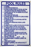 Pentair R234100 North Carolina Pool Rules Sign Size 36" X 24". Fixed Price $39.42.