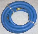 Rubber Air Hose 3/8 X 10 Whip Blue 1/4 Male Fitting. Fixed Price $29.95.