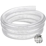 Zy-hosetube Clear Wire Reinforced Flexible 1/4" Id 25FT. Fixed Price $96.74.