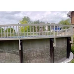 Vinyl Works Canada C24P2-T Safety Product 2' Resin Above Ground Pool Fence Kit. Fixed Price $108.38.