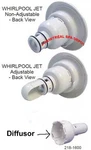 Waterway Whirlpool Power Storm Spa Jet Snap-in Diffuser Part# 218-1600. Fixed Price $10.22.