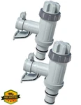 Mascarry Pool Hose Adapter 2 Pack With Valve Pump System Parts. Fixed Price $67.99.