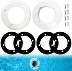 For Hayward Vinyl Swimming Pool Return SPX1408B Faceplates Gaskets White. Fixed Price $15.00.
