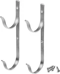 Gray Bunny Pool Pole Hanger, 2 Piece Nickel Premium Aluminum Swimming. Fixed Price $14.27.