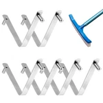 6 Pcs Stainless Steel Pool Brush V Shaped Clips Double Pin Spring Set. Fixed Price $13.99.