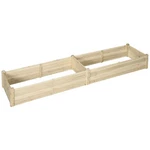 96 Wood Raised Garden Bed 2 Planter Boxes Open Bottom Liner Natural. Fixed Price $78.99.