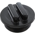 Plug, Praher Abs Side Mount Valves, 2"MPT, Black. Fixed Price $12.33.